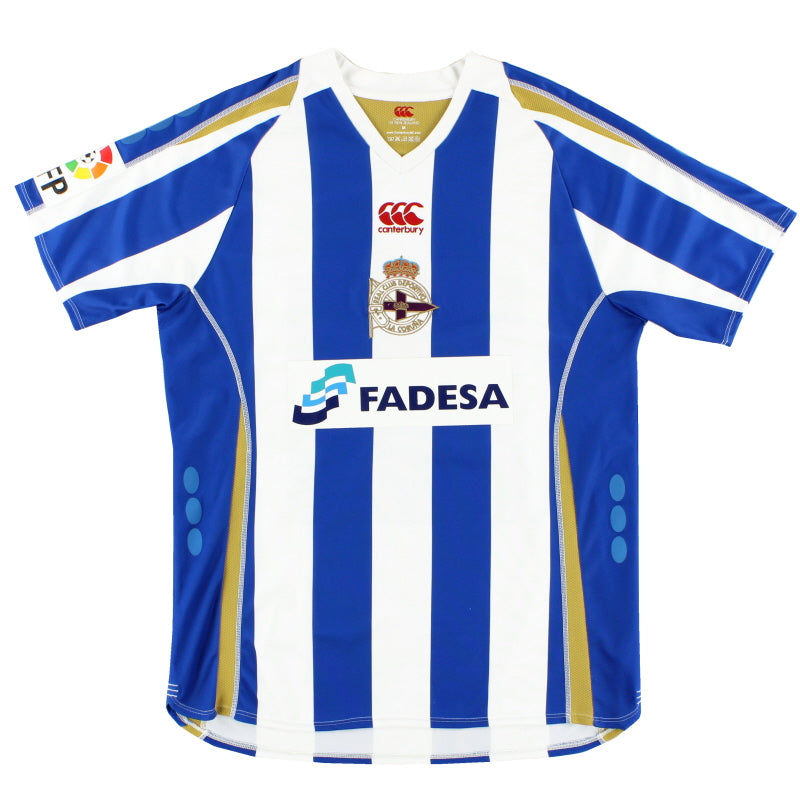 2007-08 Deportivo Home Shirt XL Football Shirt