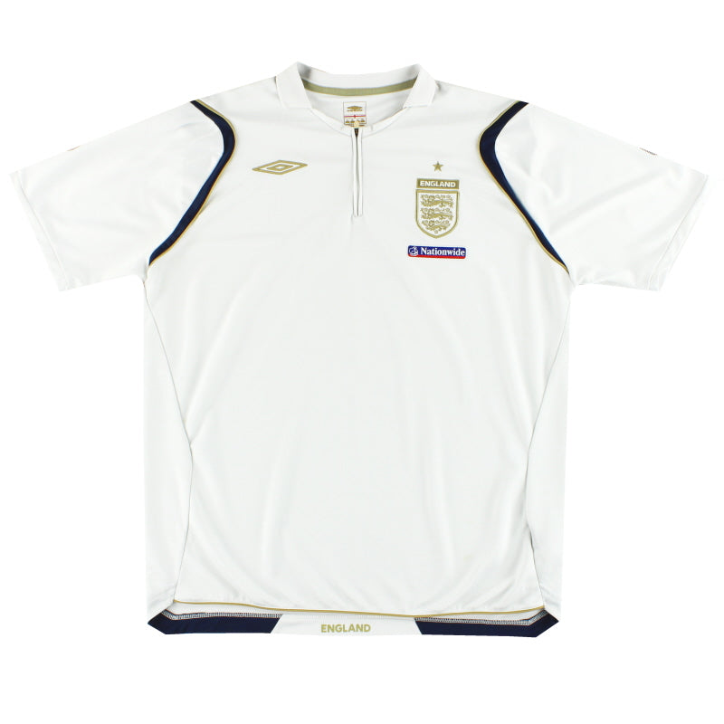 2007-08 England Umbro 1/4 Zip Training Shirt XL Training Shirt
