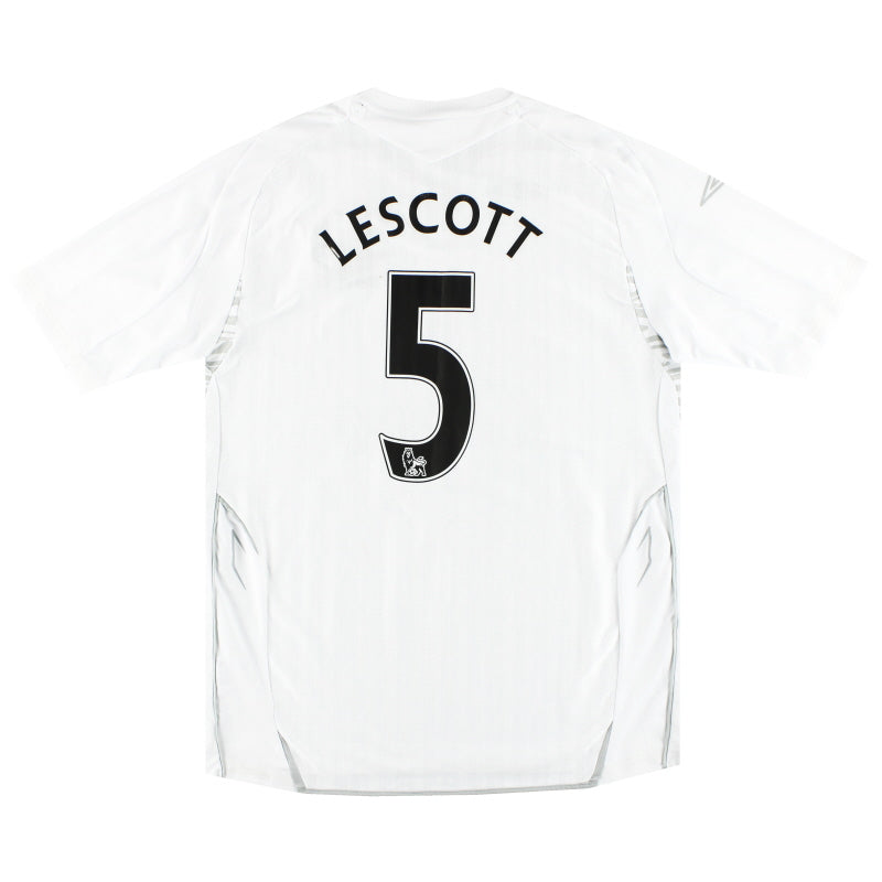 2007-08 Everton Umbro Away Shirt Lescott #5 L Football Shirt