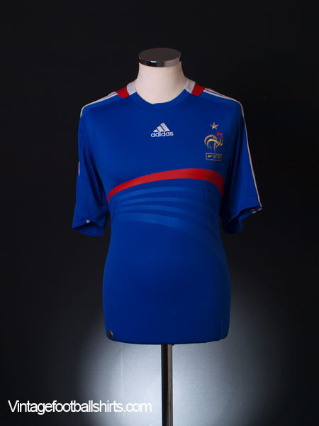 2007-08 France Home Shirt L Football Shirt