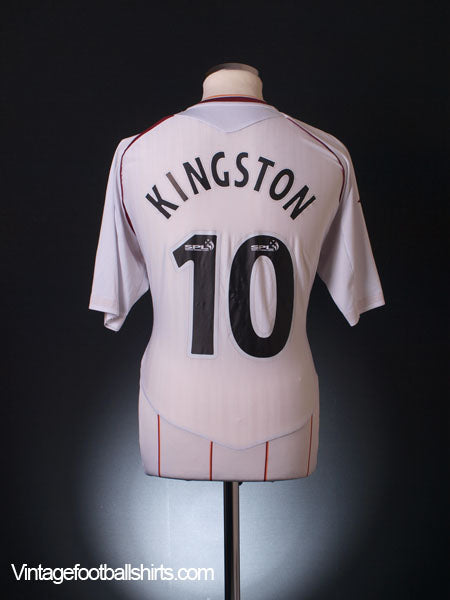 2007-08 Hearts Away Shirt Kingston #10 L Football Shirt