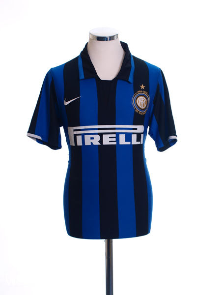2007-08 Inter Milan Centenary Home Shirt S Football Shirt
