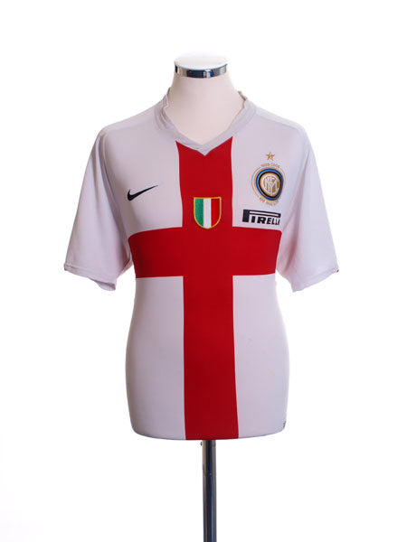 2007-08 Inter Milan Centenary Away Shirt L Football Shirt