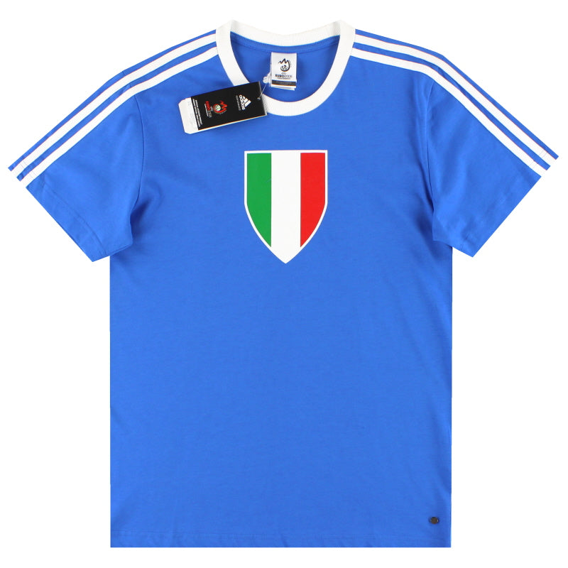 2007-08 Italy adidas Graphic Tee *w/tags* L T-Shirt