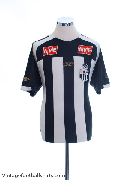 2007-08 LASK Linz Home Shirt L Football Shirt