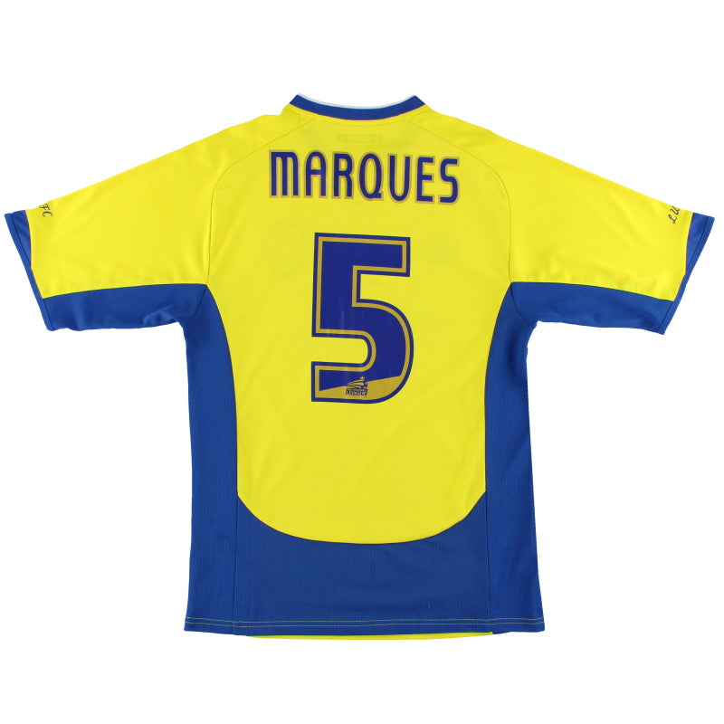 2007-08 Leeds Away Shirt Marques #5 S Football Shirt