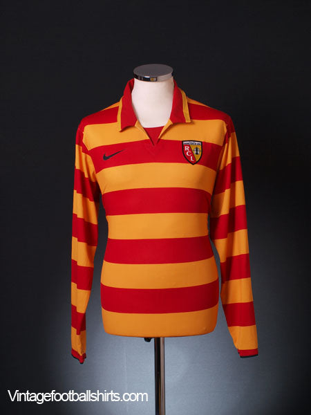 2007-08 Lens Player Issue Home Shirt L/S L Football Shirt