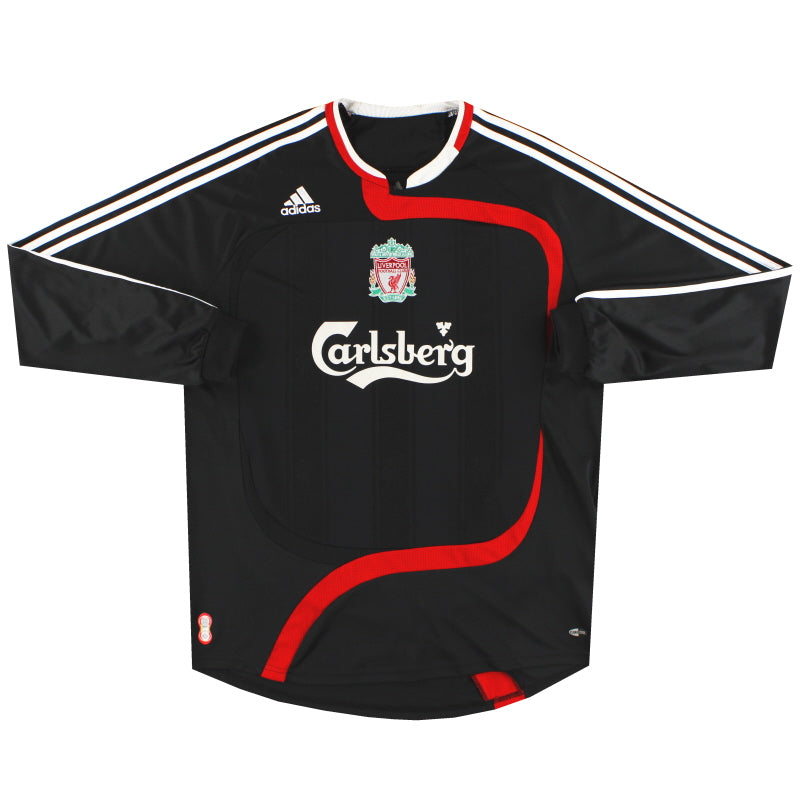 2007-08 Liverpool adidas Third Shirt L/S XL Football Shirt
