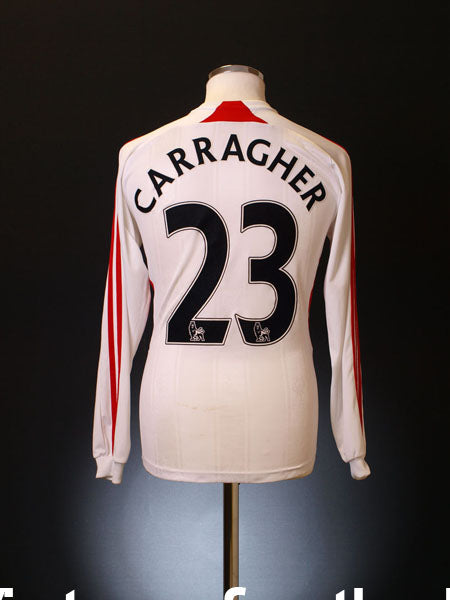 2007-08 Liverpool Away Shirt Carragher #23 L/S XL.Boys Football Shirt