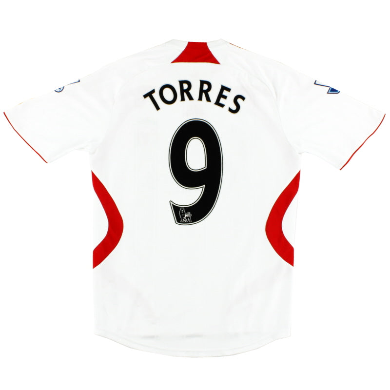 2007-08 Liverpool Away Shirt Torres #9 S Football Shirt