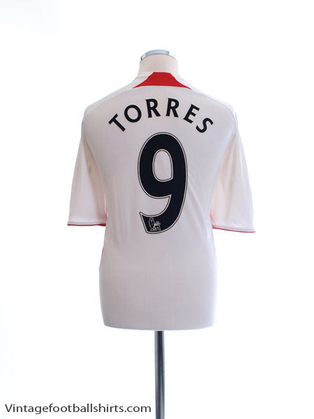 2007-08 Liverpool Away Shirt Torres #9 L Football Shirt
