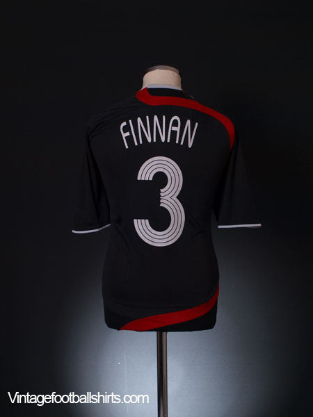 2007-08 Liverpool Match Issue European Third Shirt Finnan #3 L Football Shirt