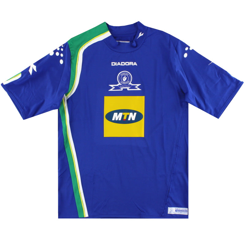 2007-08 Mamelodi Sundowns Diadora Away Shirt L Football Shirt