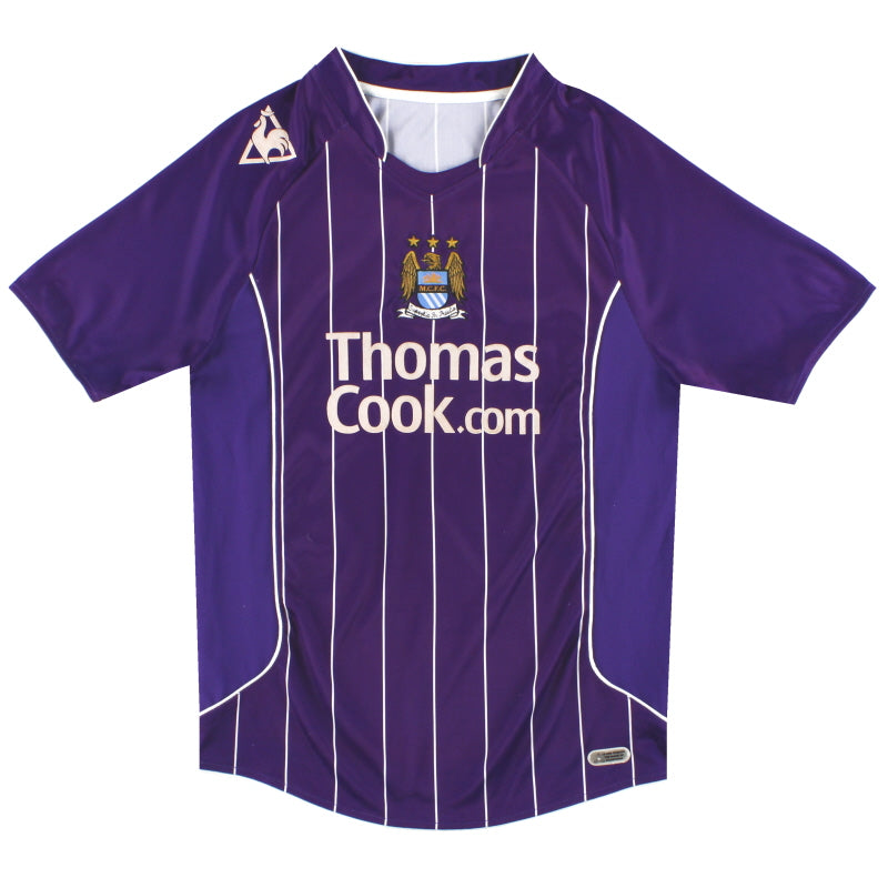 2007-08 Manchester City Le Coq Sportif Away Shirt S Football Shirt