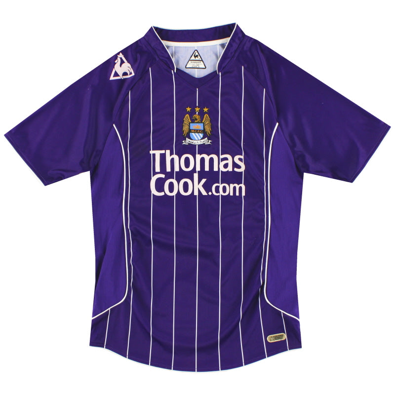 2007-08 Manchester City Le Coq Sportif Away Shirt L Football Shirt