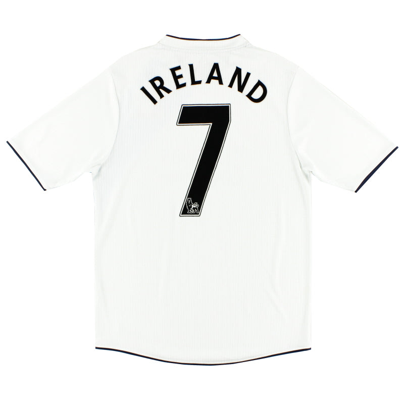 2007-08 Manchester City Third Shirt Ireland #7 M Football Shirt