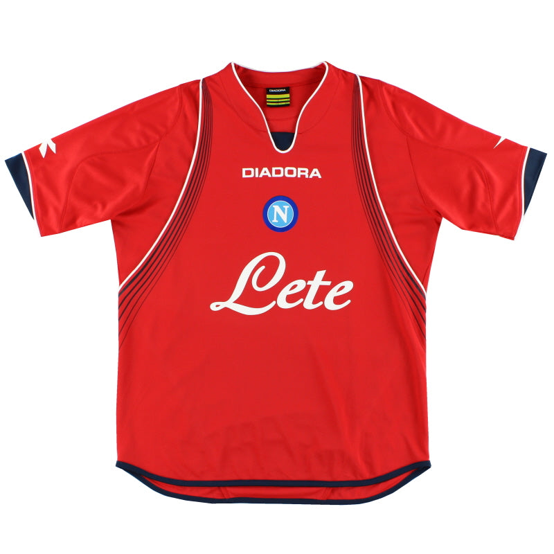2007-08 Napoli Away Shirt M Football Shirt