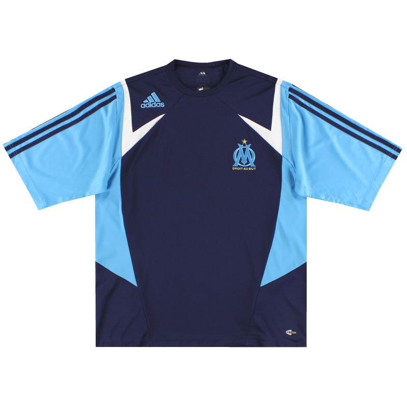 2007-08 Olympique Marseille adidas Training Shirt L Training Shirt