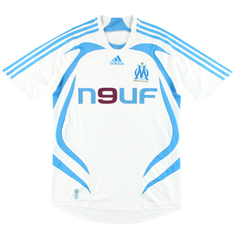 2007-08 Olympique Marseille adidas Home Shirt S Football Shirt