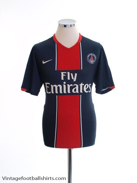 2007-08 Paris Saint-Germain Home Shirt S Football Shirt