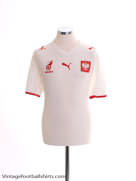 2007-08 Poland Home Shirt L Football Shirt