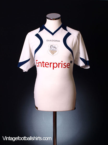 2007-08 Preston Home Shirt M Football Shirt