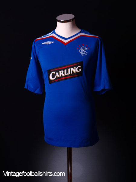 2007-08 Rangers Home Shirt S Football Shirt