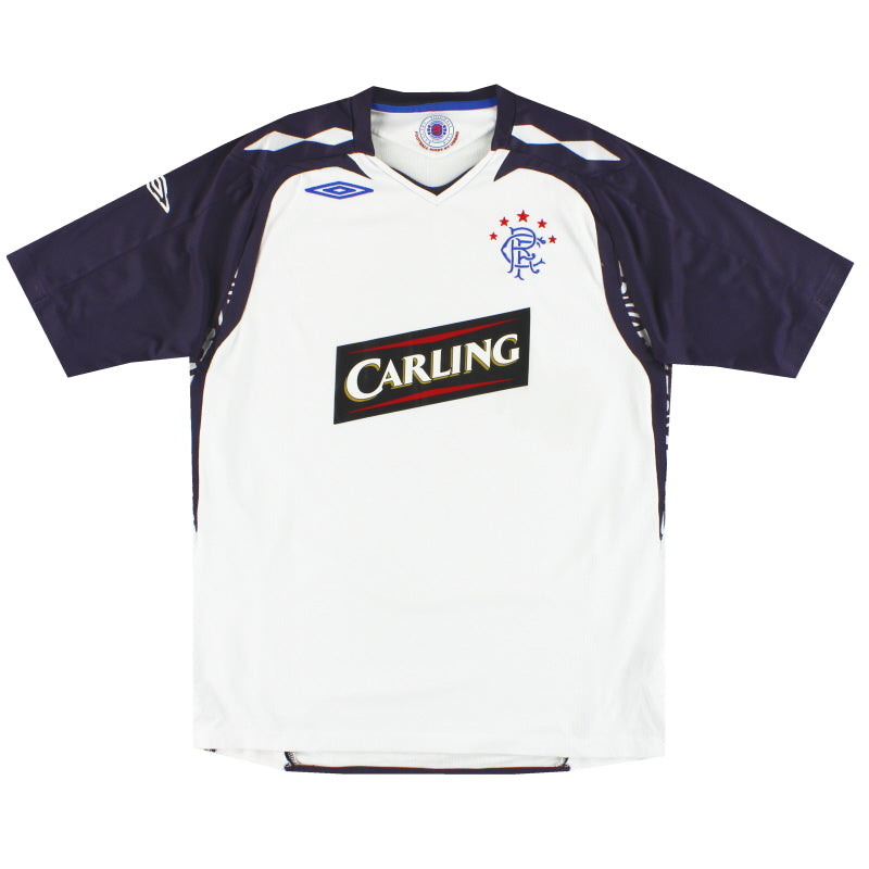 2007-08 Rangers Umbro Away Shirt L Football Shirt