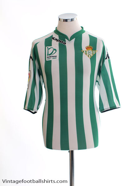2007-08 Real Betis Home Shirt *Mint* XXL Football Shirt