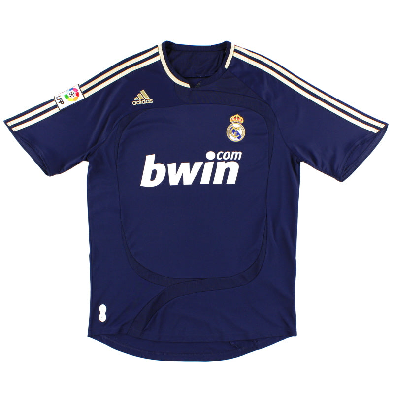 2007-08 Real Madrid adidas Away Shirt *Mint* M Football Shirt