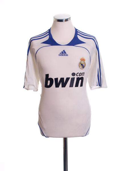 2007-08 Real Madrid Home Shirt M Football Shirt