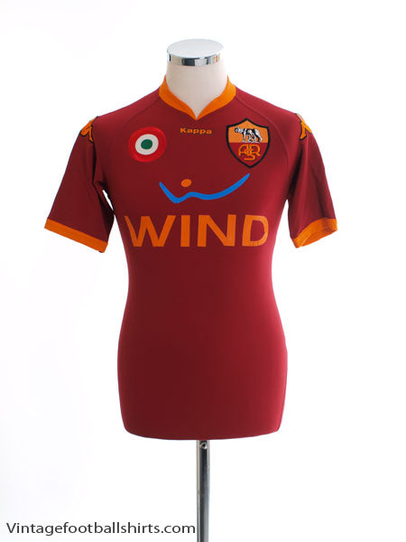 2007-08 Roma Home Shirt XS Football Shirt