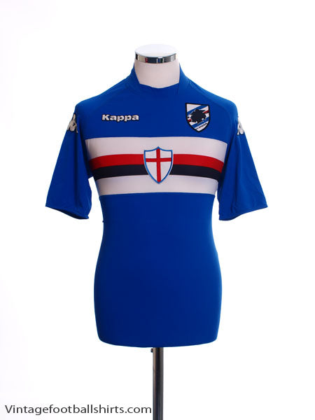 2007-08 Sampdoria Home Shirt *Mint* M Football Shirt