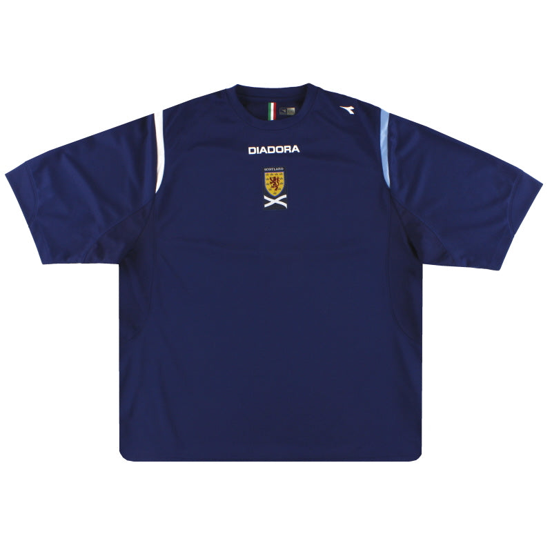 2007-08 Scotland Diadora Training Shirt XXL Training Shirt