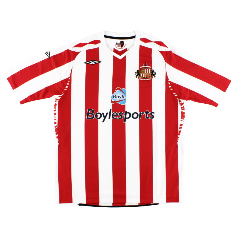 2007-08 Sunderland Umbro Home Shirt *Mint* L Football Shirt