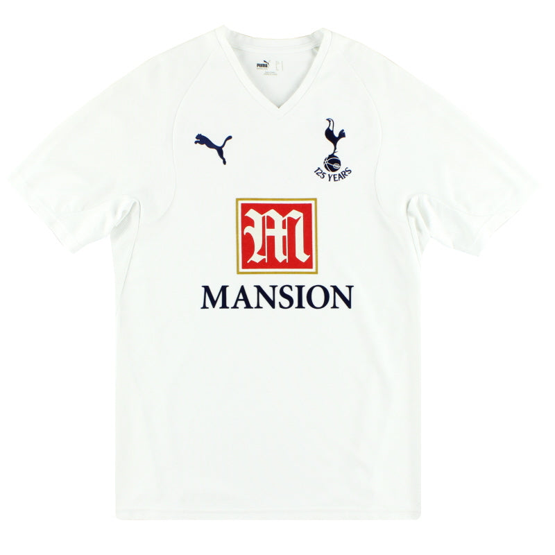 2007-08 Tottenham Puma '125 Year' Home Shirt L Football Shirt