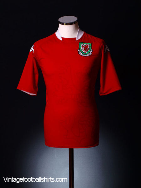 2007-08 Wales Home Shirt XL.Boys Football Shirt