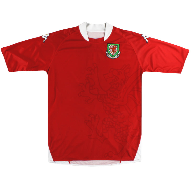 2007-08 Wales Kappa Home Shirt L Football Shirt
