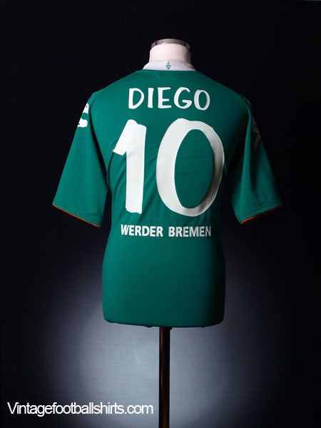 2007-08 Werder Bremen Home Shirt Diego #10 *As new* XL Football Shirt