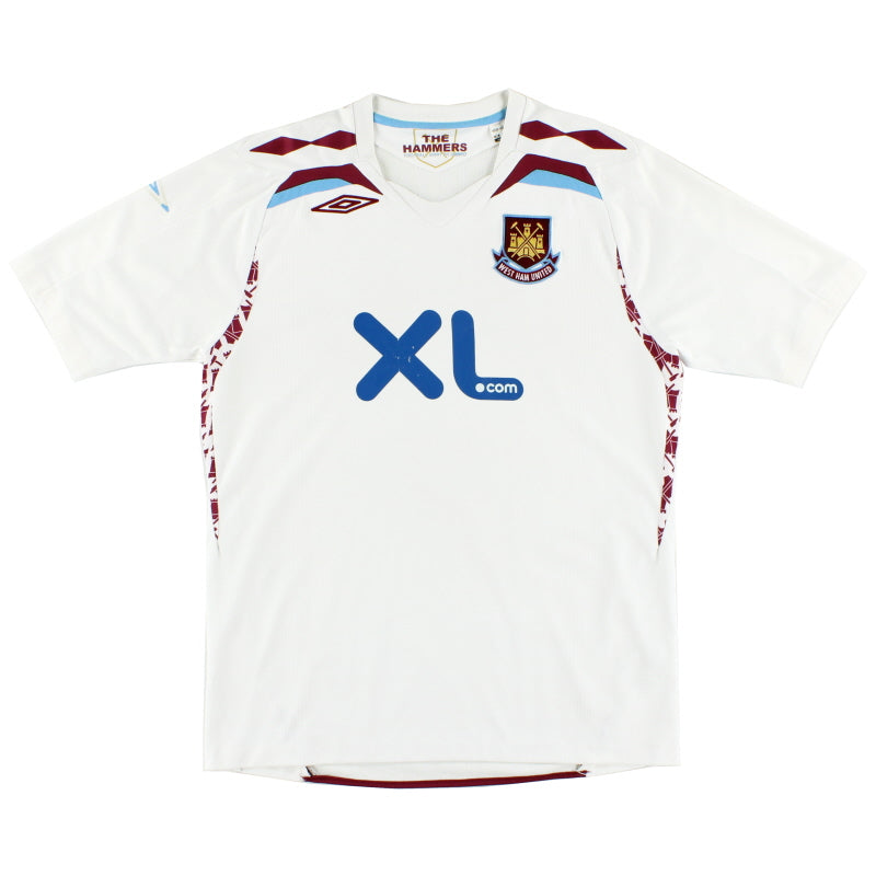 2007-08 West Ham Umbro Away Shirt L Football Shirt