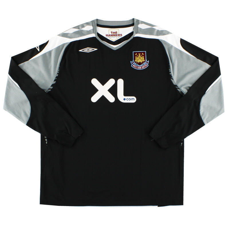 2007-08 West Ham Umbro Goalkeeper Shirt XXL Football Shirt