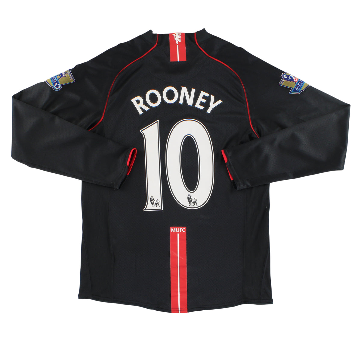 2007-08 Manchester United Away Shirt L/S Rooney #10 S