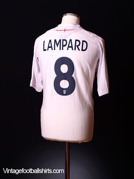 2007-09 England Home Shirt Lampard #8 *BNWT* XL Football Shirt