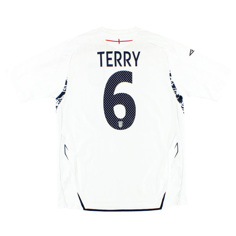 2007-09 England Home Shirt Terry #6 L Football Shirt