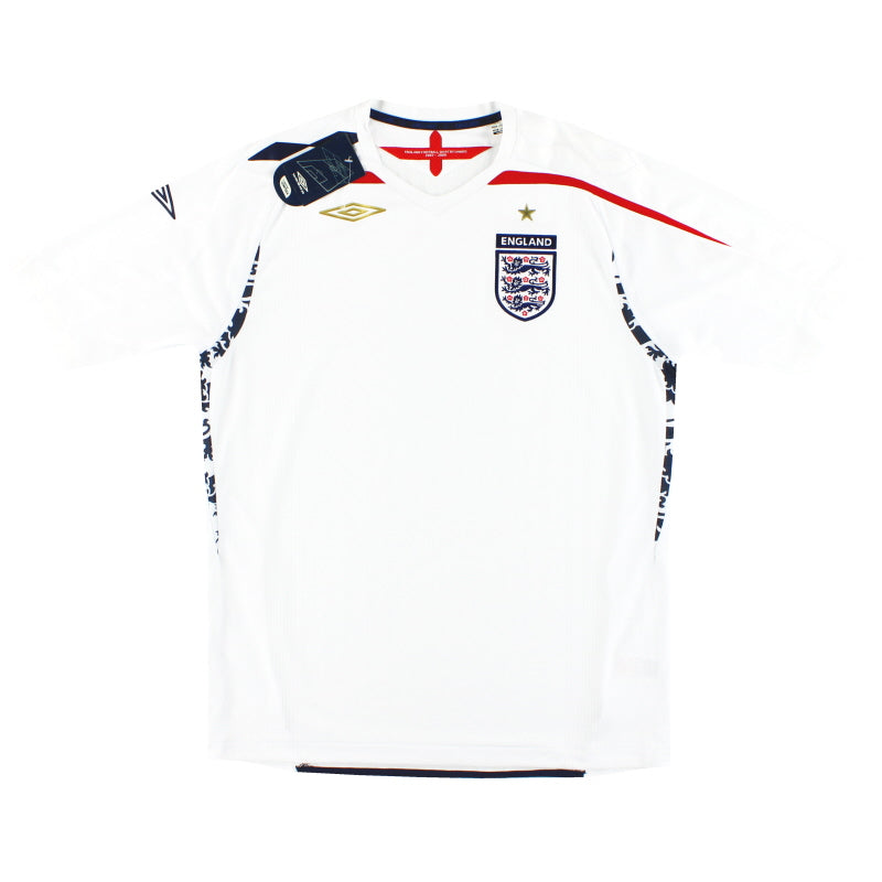 2007-09 England Umbro Home Shirt *w/tags* L Football Shirt