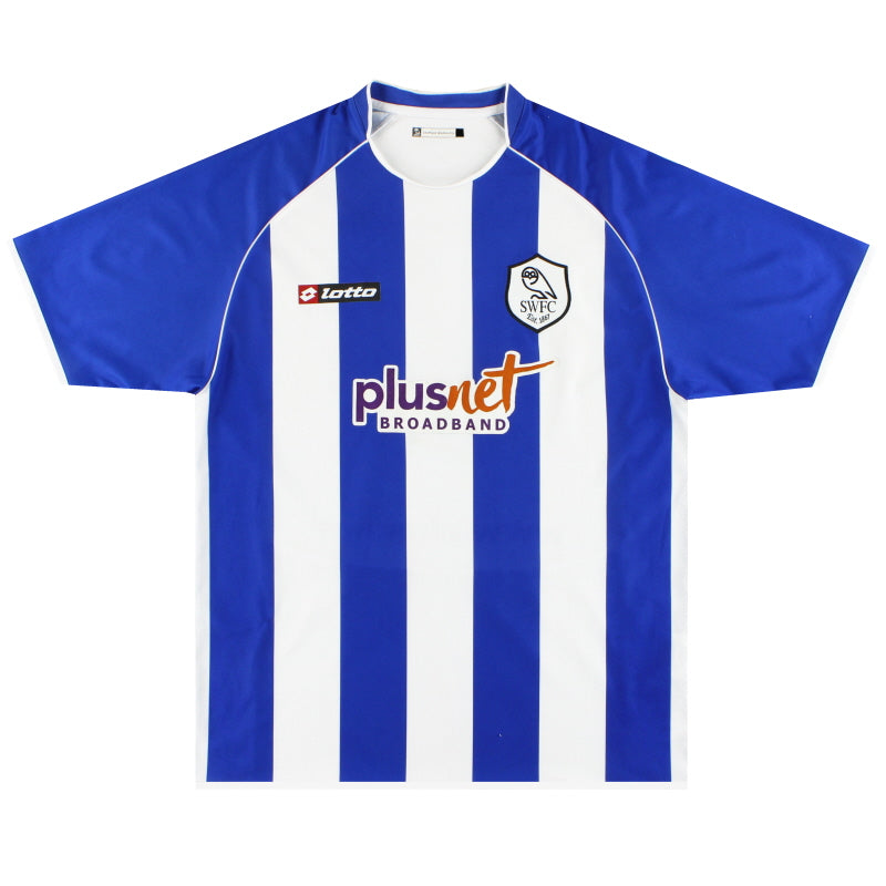 2007-09 Sheffield Wednesday Lotto Home Shirt L Football Shirt