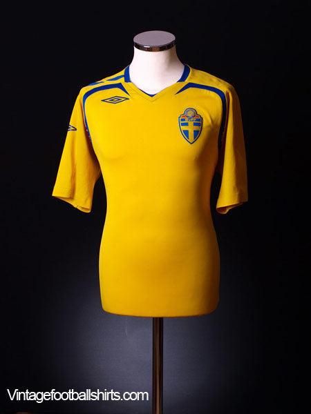 2007-09 Sweden Home Shirt *BNIB* XL Football Shirt