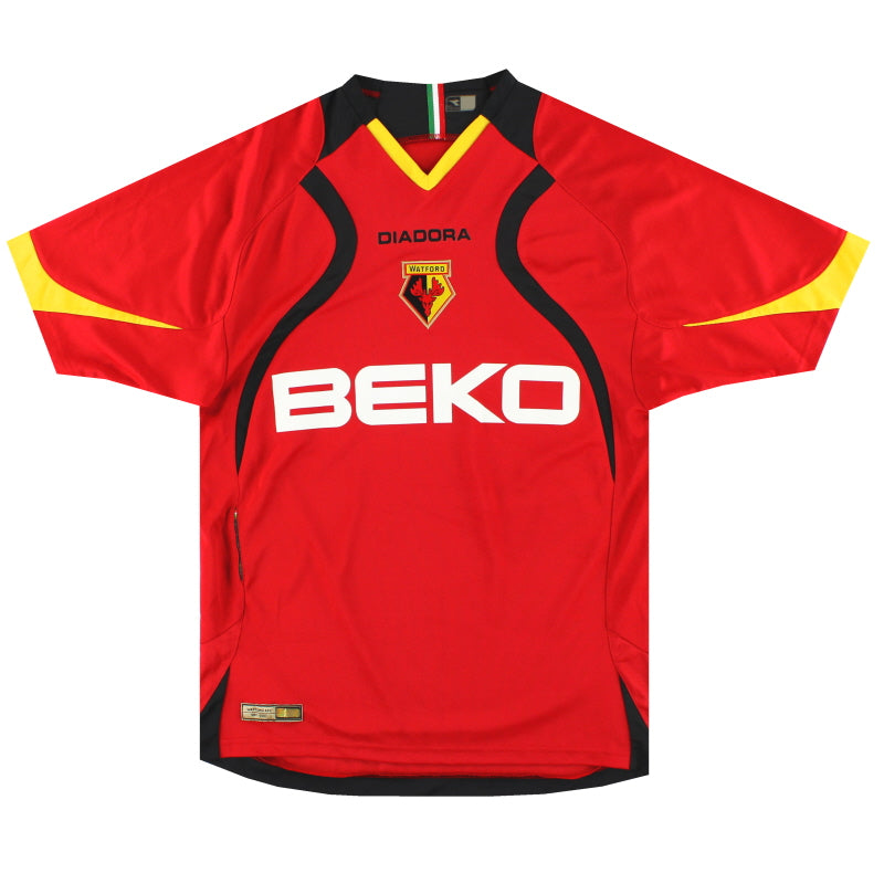 2007-09 Watford Diadora Away Shirt M Football Shirt