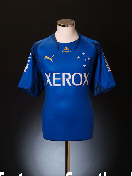 2007 Cruzeiro Home Shirt #10 (Wagner) XL Football Shirt