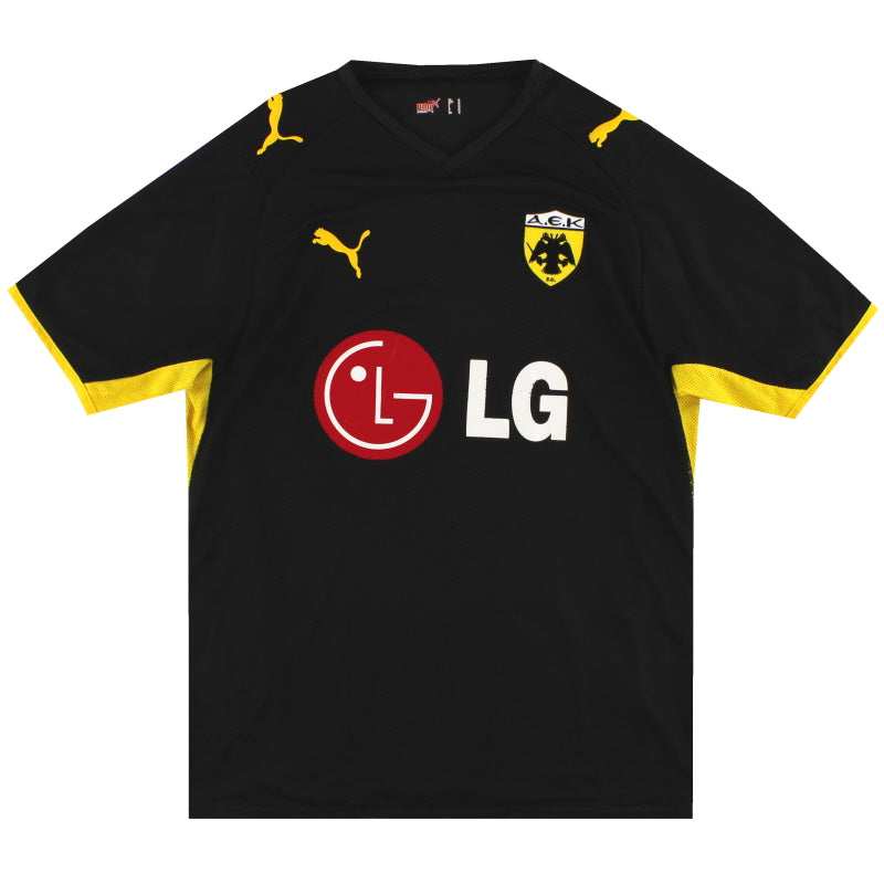 2008-09 AEK Athens Puma Away Shirt M Football Shirt